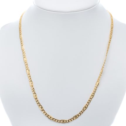 14k férfi arany figaro nyaklánc (másolat)
