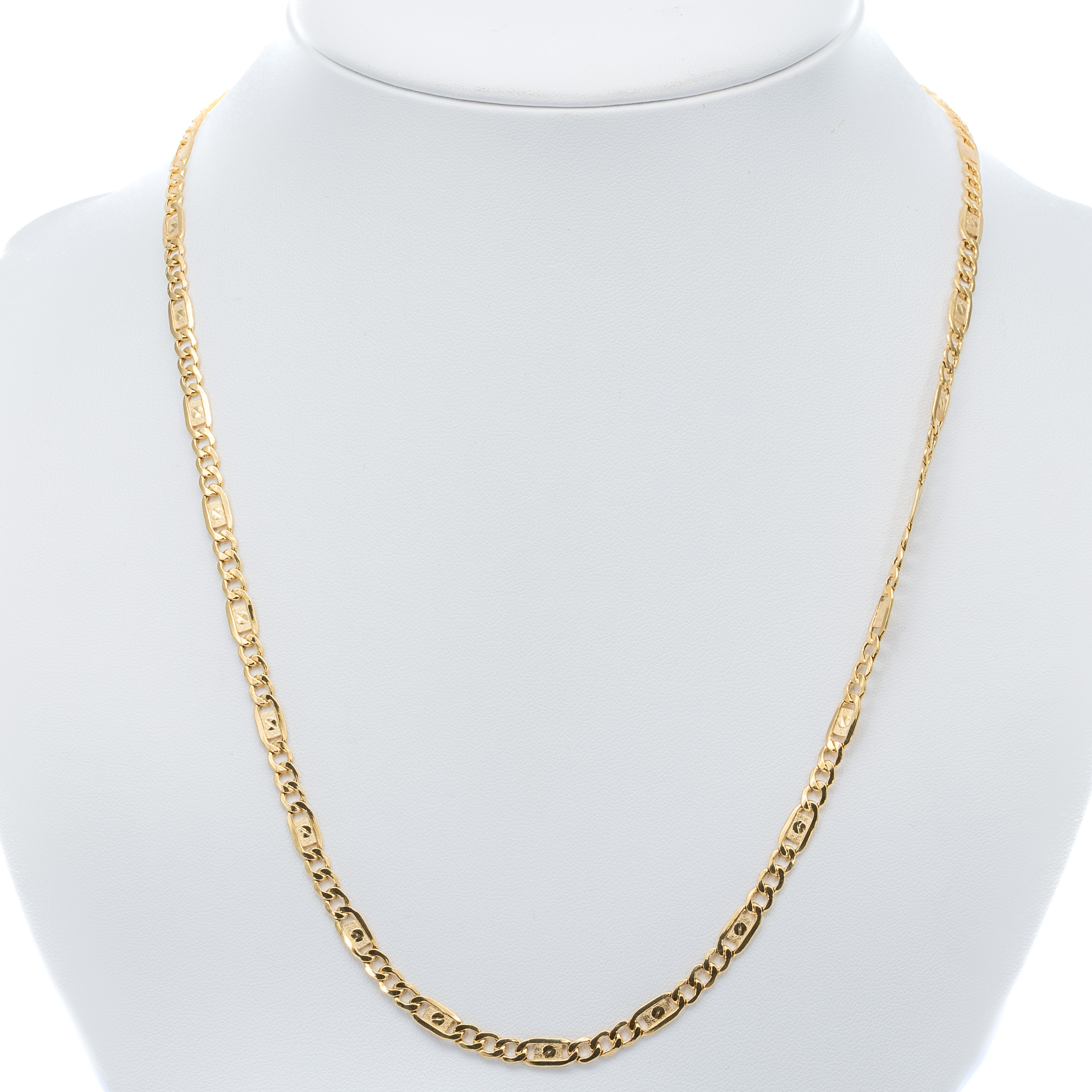 14k férfi arany figaro nyaklánc (másolat) 14k férfi arany figaro nyaklánc (másolat)