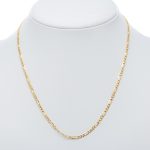 14k férfi arany figaro nyaklánc (másolat)