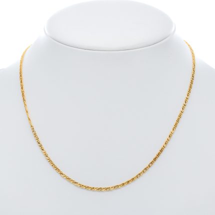 14k női arany kerekített velencei kocka nyaklánc (másolat)