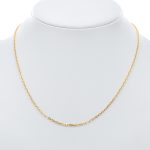 14k női arany mona lisa nyaklánc (másolat)