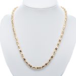 14k férfi bicolor arany barakka nyaklánc (másolat)