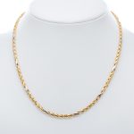 14k női sárga arany anker nyaklánc (másolat)