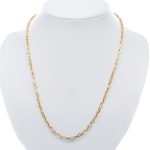 14k férfi bicolor arany nyaklánc (másolat)