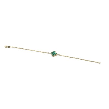 14k női arany virág mintkarkötő