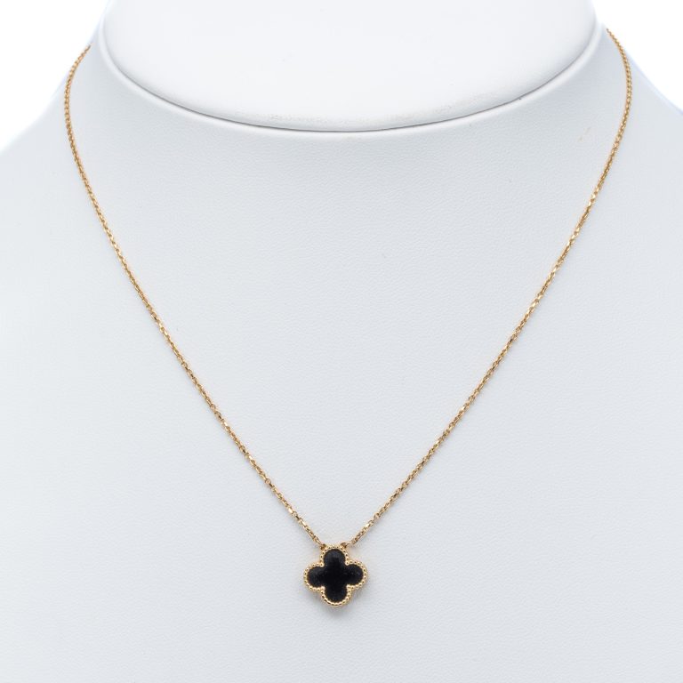 14k női arany nyaklánc virág mintával (másolat)