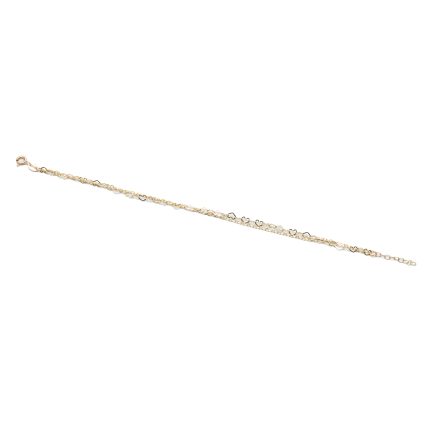 14k női arany karlánc virág mintával (másolat)