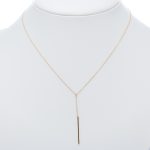 14k női arany anker nyaklánc medállal (másolat)