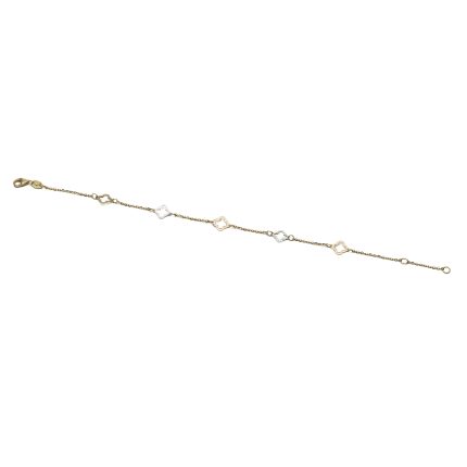 14k női arany karlánc szív mintával (másolat)