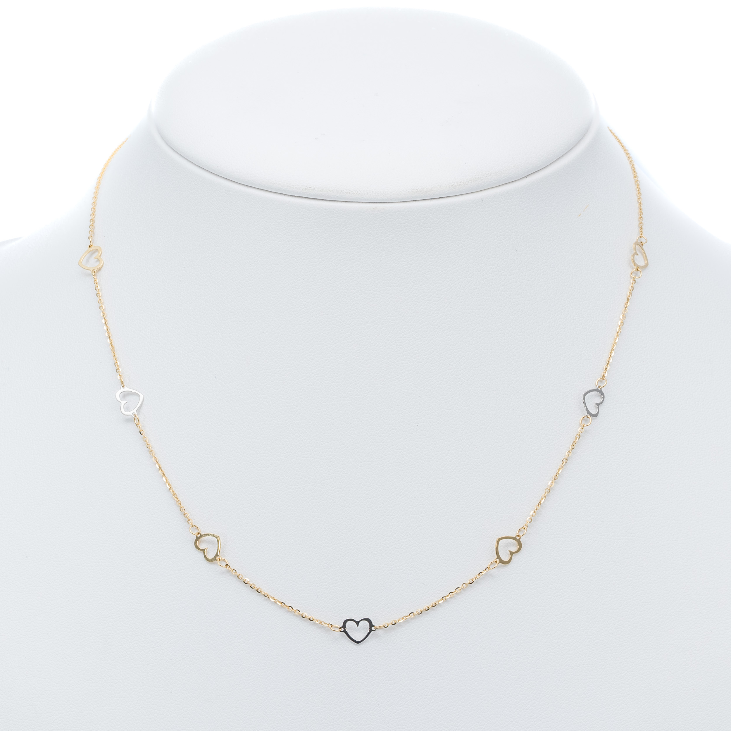 14k női arany bicolor anker nyaklánc virág mintákkal (másolat) 14k női arany bicolor anker nyaklánc virág mintákkal (másolat)