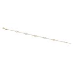 14k női arany karlánc virág mintával (másolat)