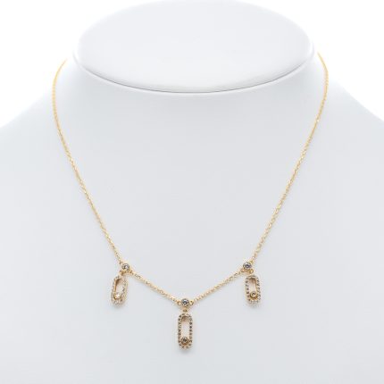 14k női arany bicolor nyaklánc (másolat)