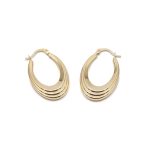 14k női arany villás kapcsos fülbevaló (másolat)