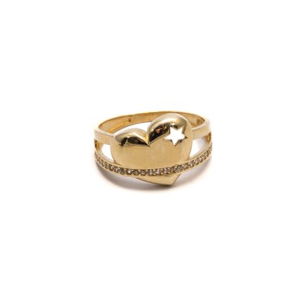 14k női arany gyűrű cirkónia kővel (másolat)