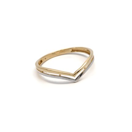 14k női arany bicolor fantázia gyűrű (másolat)