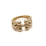 14k női arany fantázia gyűrű cirkónia kővel (másolat)