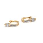 14k női arany köves patent záras fülbevaló (másolat)