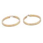 14k női arany mintás csőzáras karika fülbevaló (másolat)