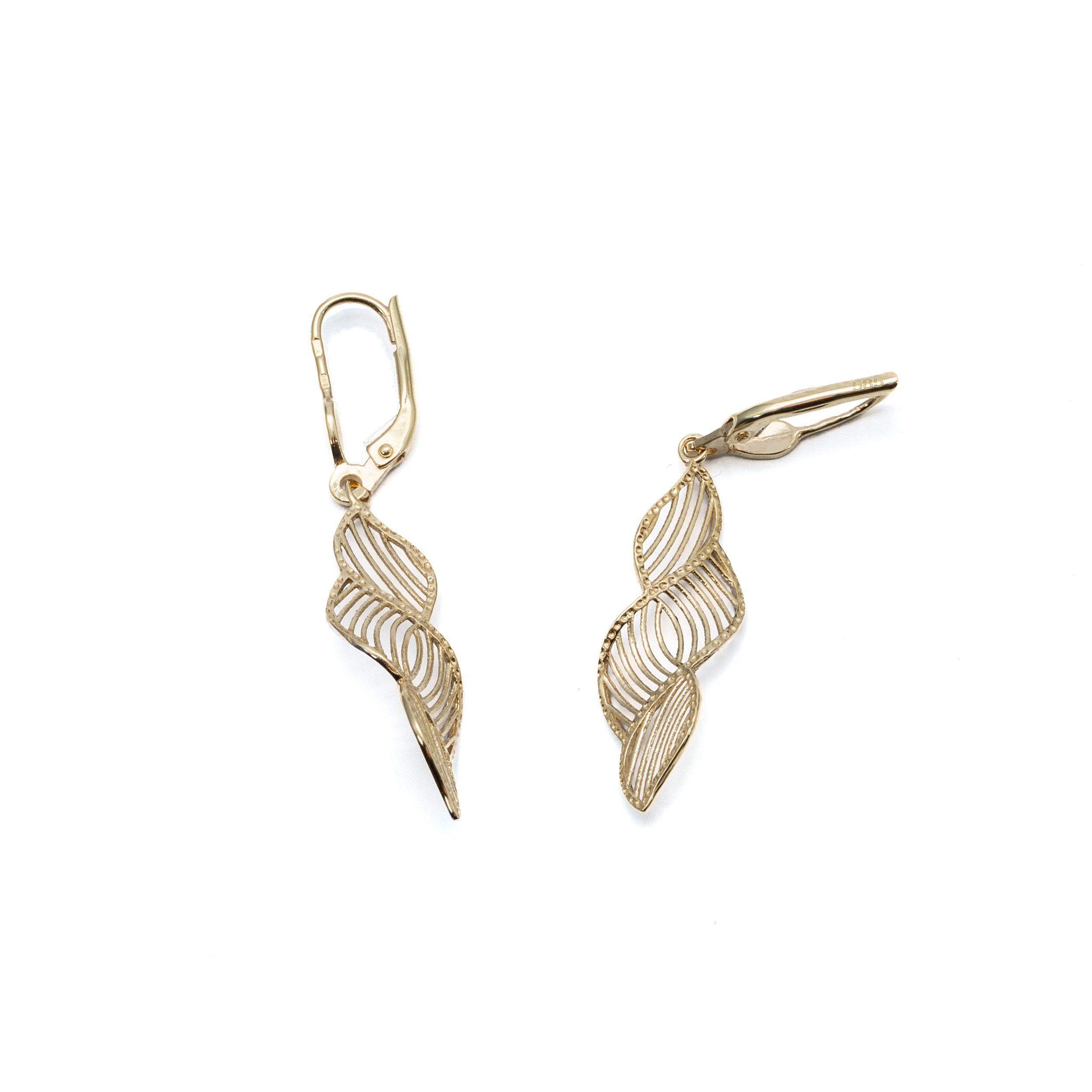 14k női arany mintás patent záras fülbevaló (másolat) 14k női arany mintás patent záras fülbevaló (másolat)