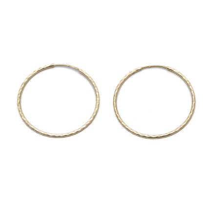 14k női arany mintás csőzáras karika fülbevaló (másolat)