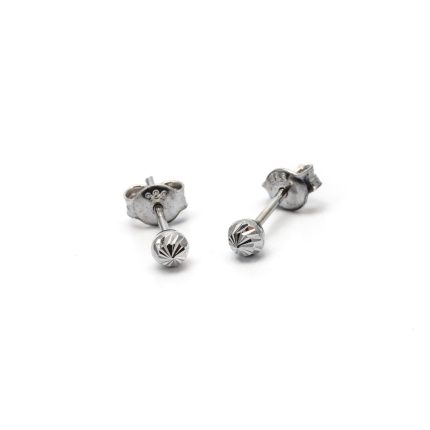 14k női arany fehérarany stekkeres fülbevaló cirkónia kővel (másolat)