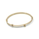 14k női arany vésett karperec (másolat)