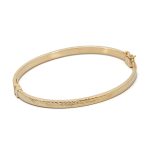 14k női arany vésett karperec (másolat)