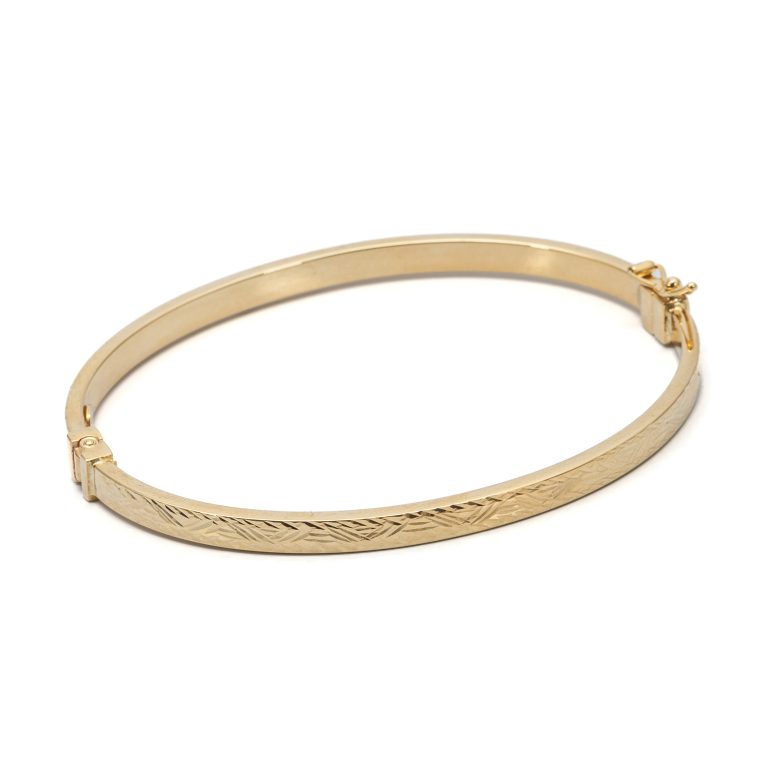 14k női arany vésett karperec (másolat)