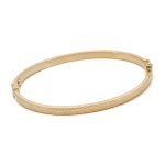 14k női arany vésett karperec (másolat)