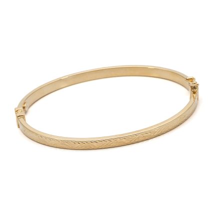 14k női arany vésett karperec (másolat)