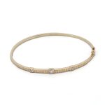 14k női arany köves karperec (másolat)