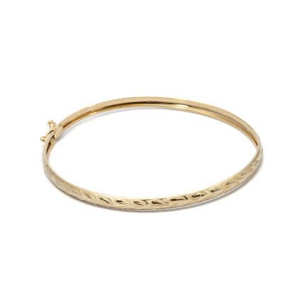 14k női arany vésett karperec (másolat)