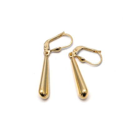 14k női arany fa mintás köves patent záras fülbevaló (másolat)