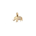 14k női arany csillag formájú medál cirkónia kövekkel (másolat)