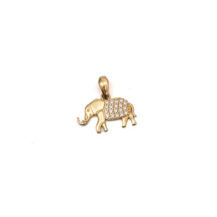 14k női arany csillag formájú medál cirkónia kövekkel (másolat)