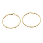 14k arany villás kapcsos karika fülbevaló (másolat)