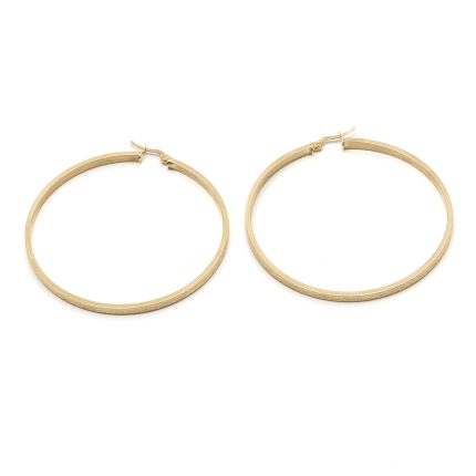 14k arany villás kapcsos karika fülbevaló (másolat)