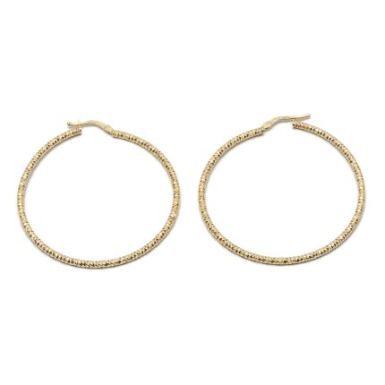 14k arany villás kapcsos karika fülbevaló (másolat)