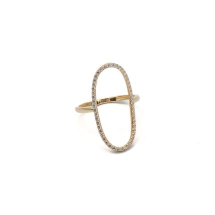 14k női arany szív gyűrű cirkónia kövekkel (másolat)