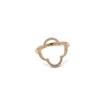 14k női arany gyűrű cirkónia kövekkel (másolat)