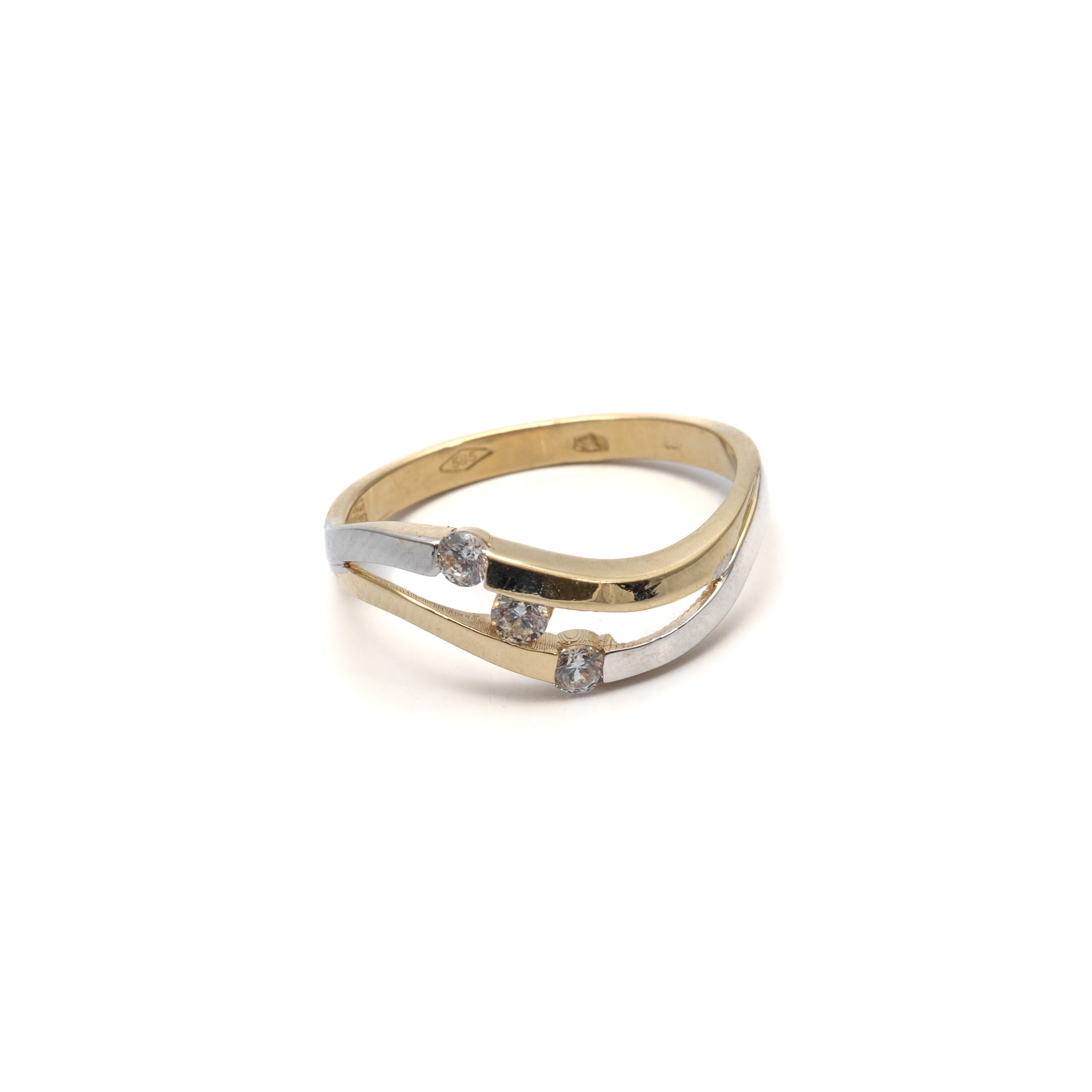 14k női arany bicolor gyűrű cirkónia kövekkel (másolat) 14k női arany bicolor gyűrű cirkónia kövekkel (másolat)