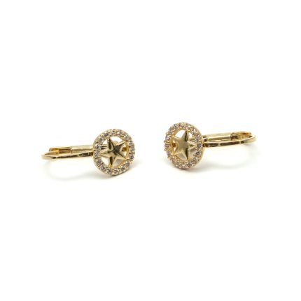 14k női arany patentzáras fülbevaló (másolat)