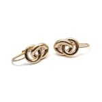 14k női arany patentzáras fülbevaló (másolat)