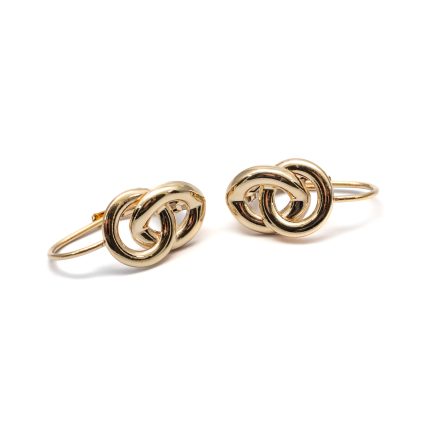 14k női arany patentzáras fülbevaló (másolat)