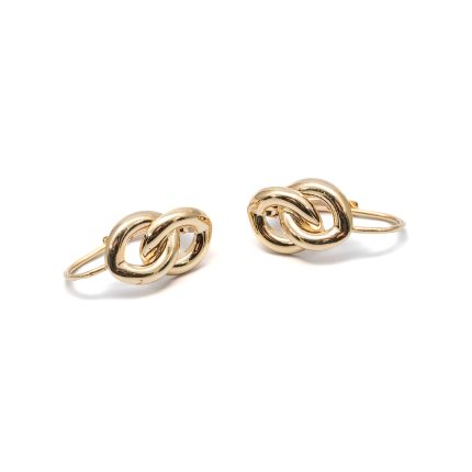 14k női arany patentzáras fülbevaló (másolat)