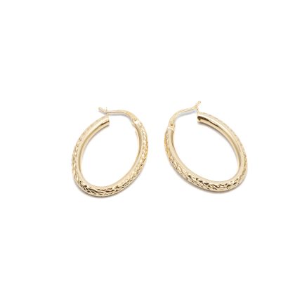 14k női arany villás kapcsos szív formájú fülbevaló (másolat)