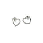 14k női arany bicolor stekkeres fülbevaló (másolat)