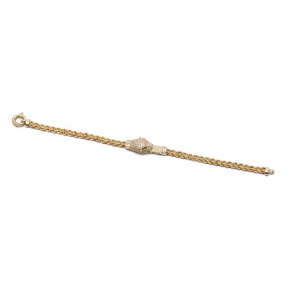 14k női fehérarany karlánc (másolat)