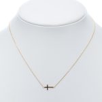 14k női arany anker nyaklánc medállal (másolat)