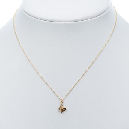 14k női arany anker nyaklánc medállal (másolat)